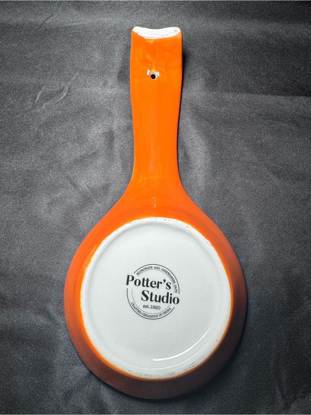 NWOT Potter’s Studio Ceramic Halloween Boo Spoon Rest - Picture 3 of 3